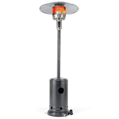 50,000 BTU Gas Patio Heater with Wheels and Ground Stakes