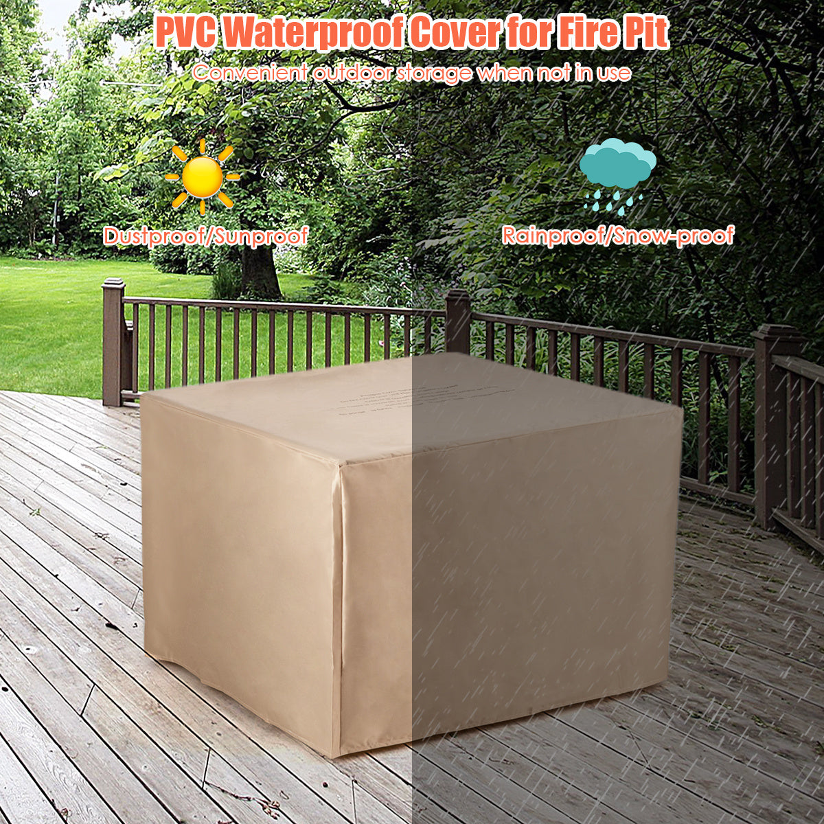 5 Piece Outdoor Propane Fire Pit Table and Loveseat Set, 50,000 BTU