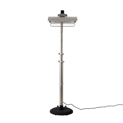 Stainless Steel Telescoping Offset Pole Electric Infrared Patio Heater, 1500W