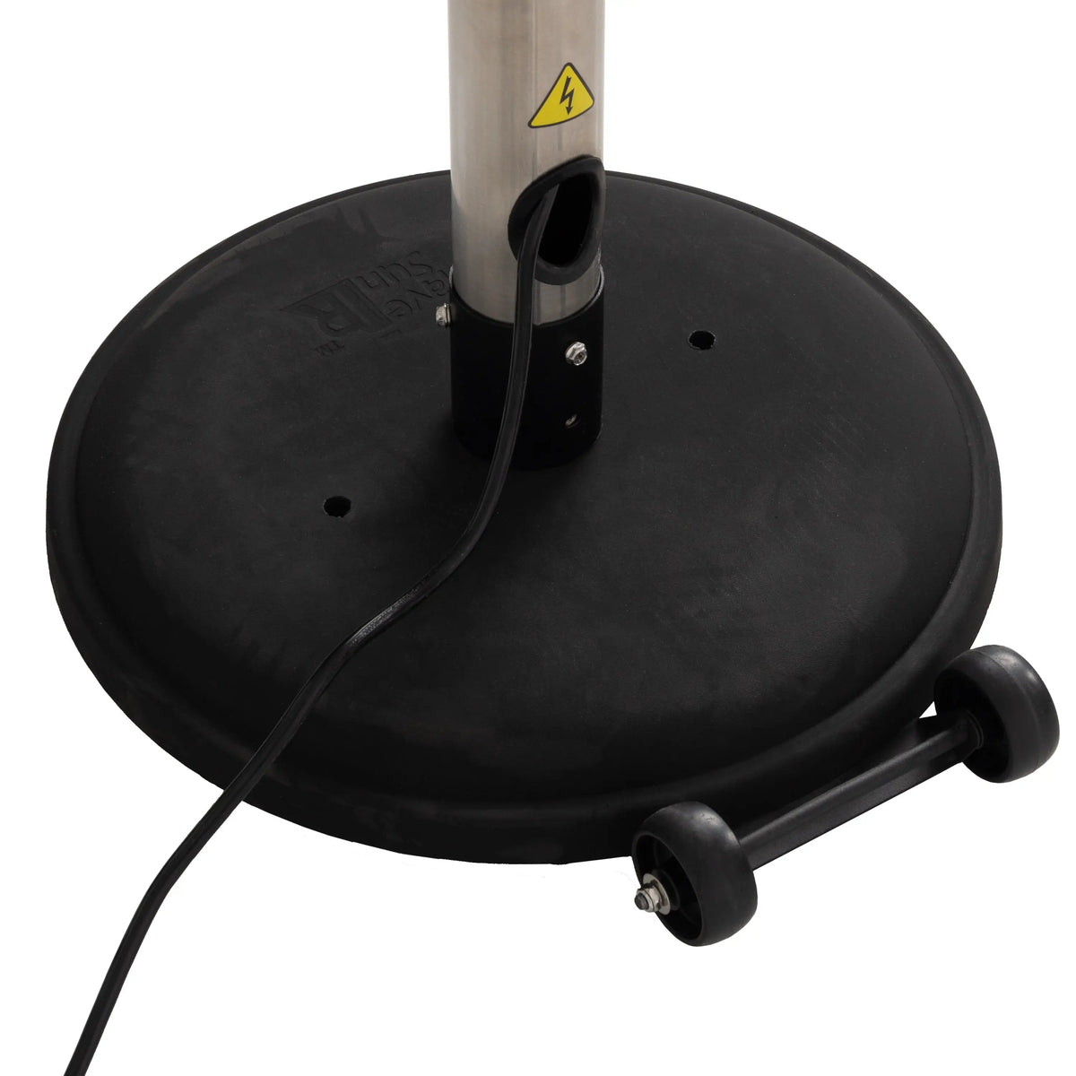 Stainless Steel Telescoping Offset Pole Electric Infrared Patio Heater, 1500W