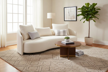 Luna Outdoor Lounge Sofa in Cream